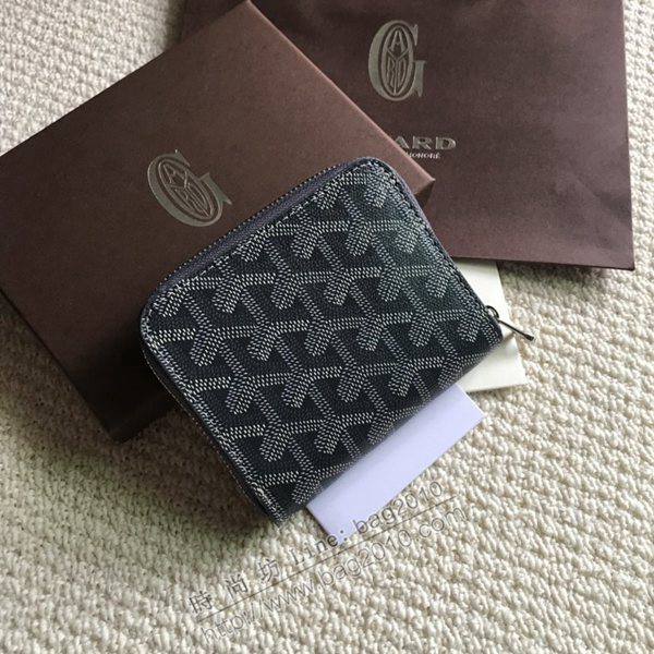 Goyard包 戈雅新款拉鏈短夾 Goyard卡包 Goyard拉鏈零錢包  glg1244